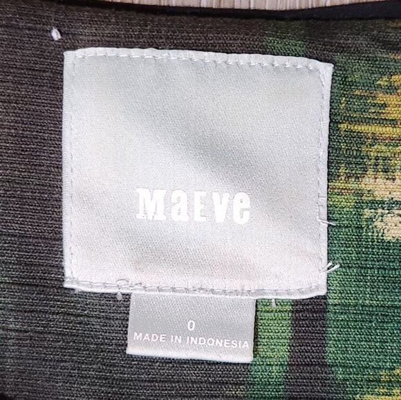 Anthropologie Maeve Painted Plaid Dress Size 4 (NEW GIRL) Zooey Deschanel (A) - Picture 4 of 8